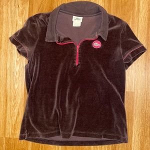 VINTAGE LACOSTE VELVET TRACKSUIT